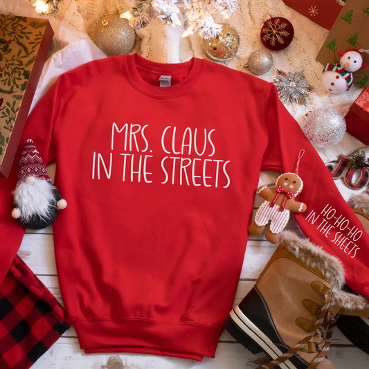 Mrs. Claus In The Streets